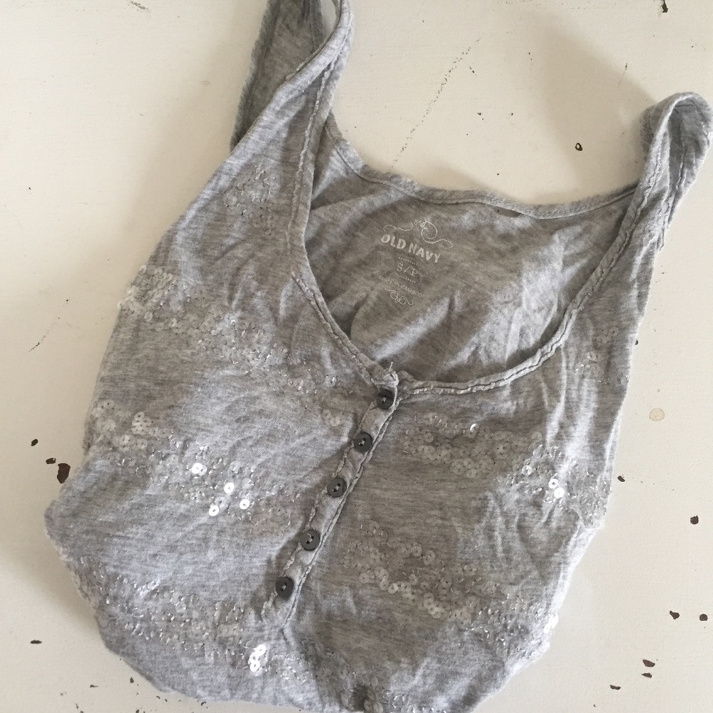 Glitter tank top